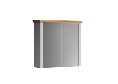 Peegelkapp LANDSIDE helehall / tamm, 78x24xH73 cm