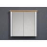 Peegelkapp LANDSIDE helehall / tamm, 78x24xH73 cm
