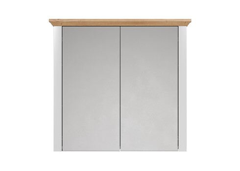 Peegelkapp LANDSIDE helehall / tamm, 78x24xH73 cm