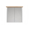 Peegelkapp LANDSIDE helehall / tamm, 78x24xH73 cm