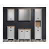 Peegelkapp LANDSIDE helehall / tamm, 78x24xH73 cm