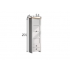 Esikukapp LANDSIDE helehall / tamm, 65x41xH194 cm