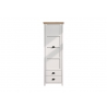 Esikukapp LANDSIDE helehall / tamm, 65x41xH194 cm