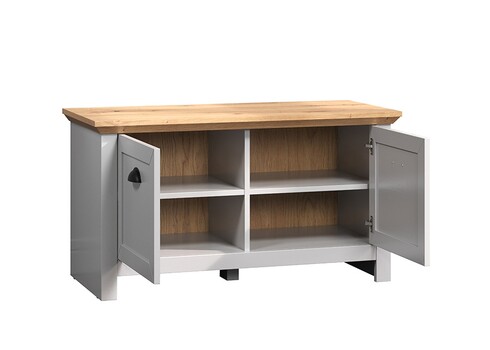 Esikupink LANDSIDE helehall / tamm, 91x41xH49 cm