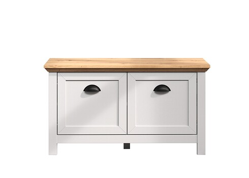 Esikupink LANDSIDE helehall / tamm, 91x41xH49 cm