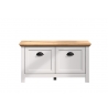 Esikupink LANDSIDE helehall / tamm, 91x41xH49 cm