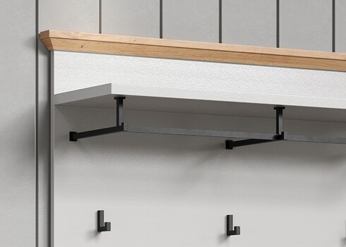 Seinanagi LANDSIDE helehall / tamm, 91x27xH81 cm