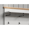Seinanagi LANDSIDE helehall / tamm, 91x27xH81 cm