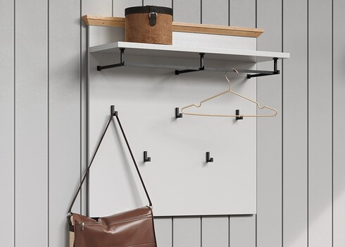 Seinanagi LANDSIDE helehall / tamm, 91x27xH81 cm