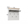 Seinanagi LANDSIDE helehall / tamm, 91x27xH81 cm