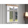 Peegel LANDSIDE helehall / tamm, 91x4xH82 cm