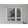 Peegel LANDSIDE helehall / tamm, 91x4xH82 cm