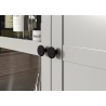Vitriinkapp LANDSIDE helehall / tamm, 97x41xH130 cm