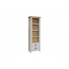Vitriinkapp LANDSIDE helehall / tamm, 65x41xH201 cm