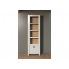 Vitriinkapp LANDSIDE helehall / tamm, 65x41xH201 cm