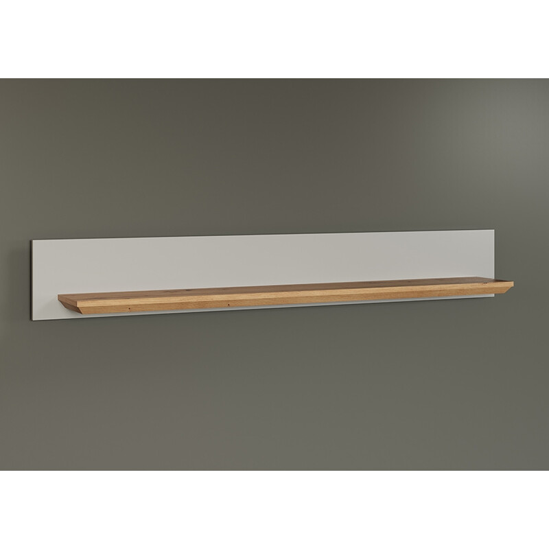 Seinariiul LANDSIDE helehall / tamm, 153x22xH22 cm