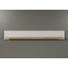 Seinariiul LANDSIDE helehall / tamm, 153x22xH22 cm