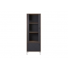 Vitriinkapp MONTEZ tamm / hall, 63x40xH127 cm