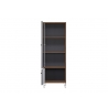 Vitriinkapp MONTEZ tamm / hall, 63x40xH127 cm