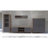 Tv-alus MONTEZ tamm / hall, 183x40xH56 cm