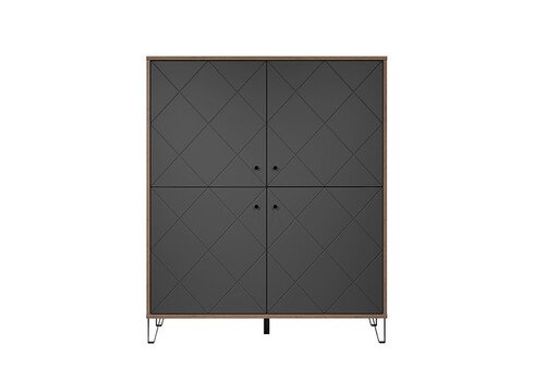 Kapp MONTEZ tamm / hall, 123x40xH136 cm