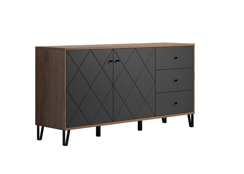 Kummut MONTEZ tamm / hall, 183x40xH76 cm