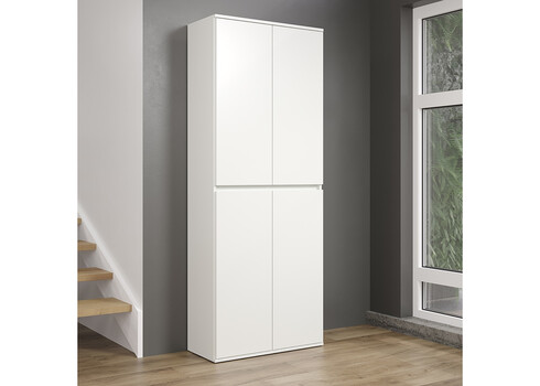 Riidekapp NEVADA valge, 74x34xH191 cm