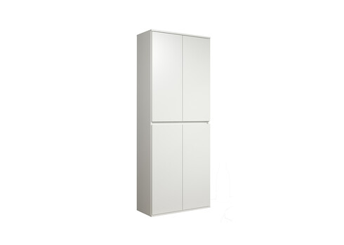 Riidekapp NEVADA valge, 74x34xH191 cm
