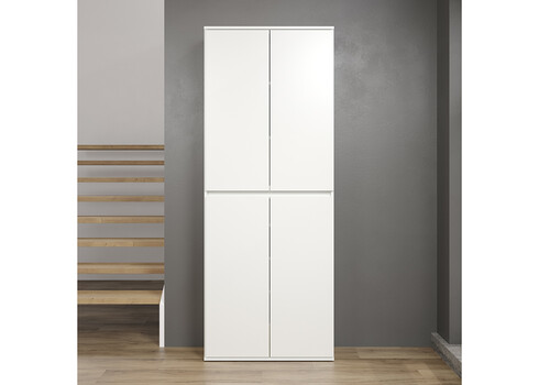 Riidekapp NEVADA valge, 74x34xH191 cm