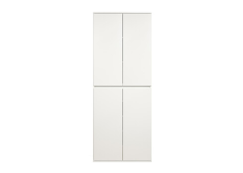 Riidekapp NEVADA valge, 74x34xH191 cm