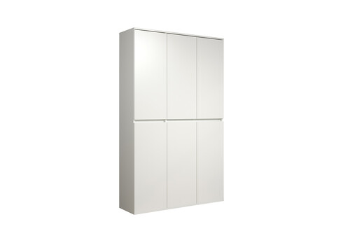 Riidekapp NEVADA valge, 111x34xH191 cm