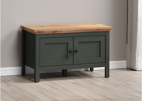 Esikupink STANTON roheline / tamm, 77x39xH48 cm