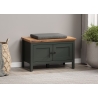 Esikupink STANTON roheline / tamm, 77x39xH48 cm