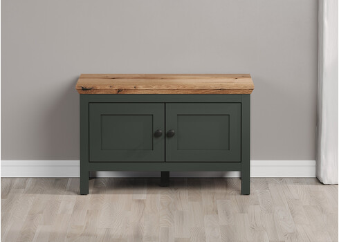 Esikupink STANTON roheline / tamm, 77x39xH48 cm