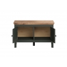 Esikupink STANTON roheline / tamm, 77x39xH48 cm