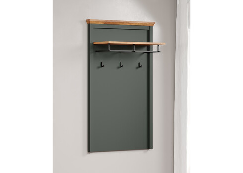 Seinanagi STANTON roheline / tamm, 77x28xH123 cm