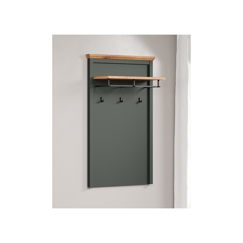 Seinanagi STANTON roheline / tamm, 77x28xH123 cm