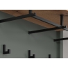 Seinanagi STANTON roheline / tamm, 77x28xH123 cm
