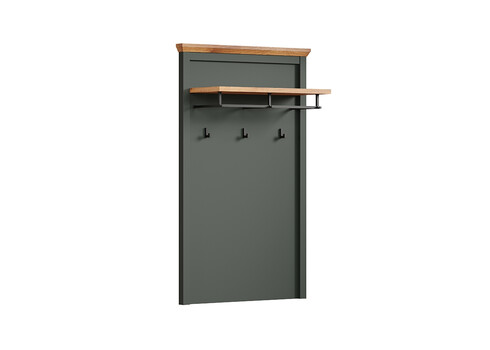 Seinanagi STANTON roheline / tamm, 77x28xH123 cm