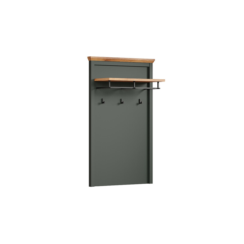 Seinanagi STANTON roheline / tamm, 77x28xH123 cm