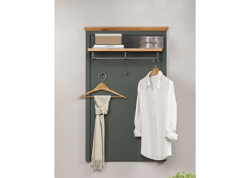 Seinanagi STANTON roheline / tamm, 77x28xH123 cm