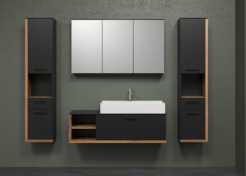 Peegelkapp SYNNAX antratsiit, 120x17xH70 cm