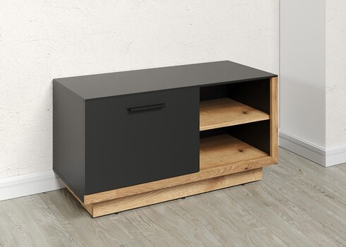 Esikupink SYNNAX antratsiit / tamm, 90x40xH48 cm