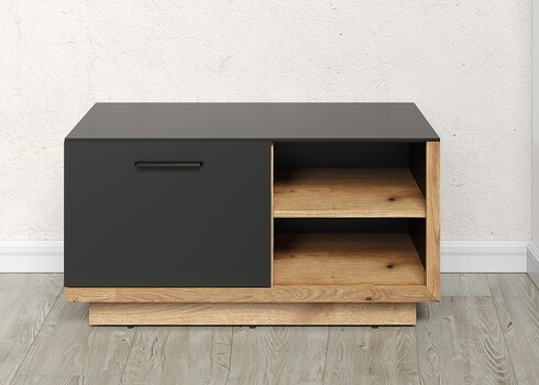 Esikupink SYNNAX antratsiit / tamm, 90x40xH48 cm