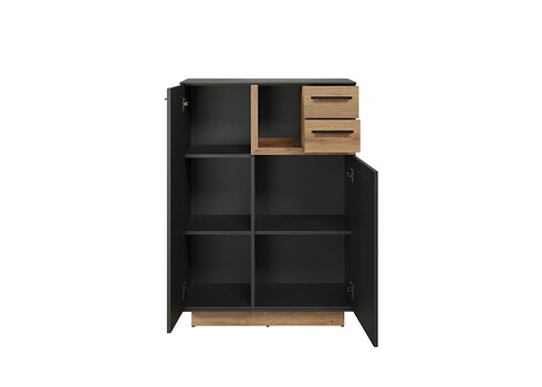 Kummut SYNNAX antratsiit / tamm, 80x40xH113 cm