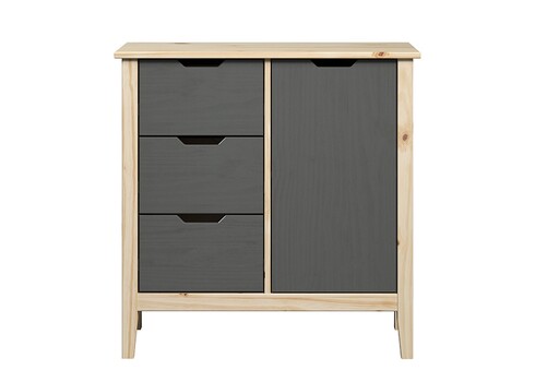 Kummut LATERNA tumehall / tamm, 78x39xH79 cm