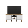 Tv-alus PATERNO valge / tamm, 114x39xH57 cm