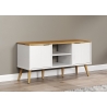 Tv-alus PATERNO valge / tamm, 114x39xH57 cm
