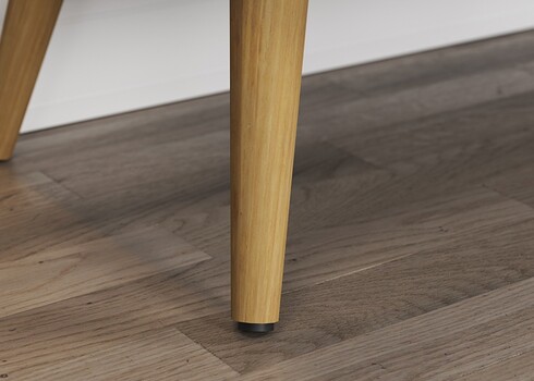 Tv-alus PATERNO valge / tamm, 114x39xH57 cm