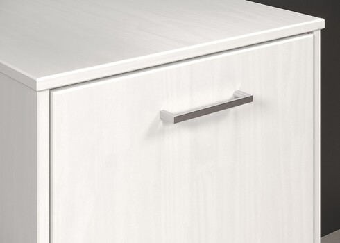 Pikendatav kirjutuslaud VOLTERRA valge, 57x164x50xH77 cm